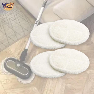 4 gói Miếng đệm thay thế cho cây lau nhà điện Phụ kiện chà sàn 8.07 inch