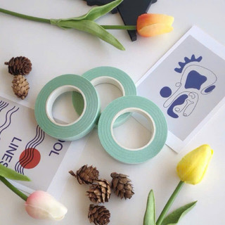 CUỘN KEO SÁP CUỐN THÂN KẼM NHUNG LÀM HOA HANDMADE TRANG TRÍ MÀU XANH MINT AGFASHION (HỎA TỐC HCM)