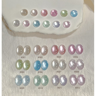 ANNIES Đá Pha Lê Thạch Mắt Mèo Gel Làm Móng Tay Đá Trong Suốt Sứ Trắng Ngọc Trai Mắt Mèo Quang Trị Liệu Nghệ Thuật Cho Tiệm Móng Tay