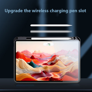 720 ° Ốp Xoay Cho Lenovo Idea Tab Plus 12.1 TB361FU K12 Pro 12.7 Tab 11 M11 B11 K11 Xiaoxin Pad 12.1 Pad11 2025 2024 Vỏ Bảo Vệ Chống Uốn Acrylic Có Khe Cắm Bút