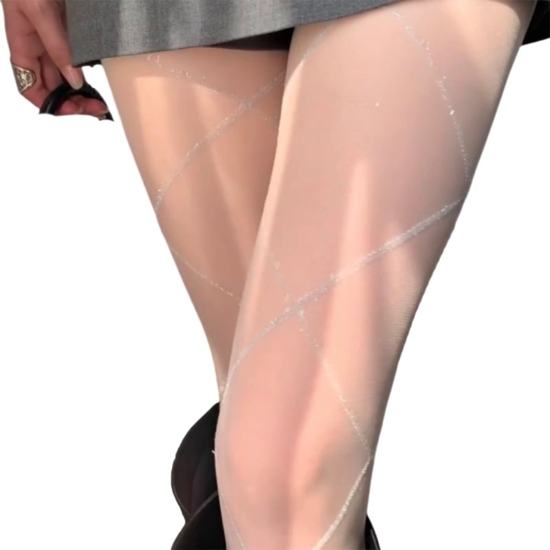 DASBSUG Nữ Quần Sheer Lustous Troombuses Bóng Thiết Kế Lưới Quần Co Giãn Để Mặc Hàng Ngày Và Tiệc Tối