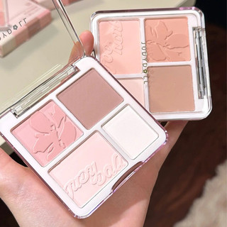 Judydoll Blush Kem Đĩa Độ Bóng Cao Sửa Đổi Mặt Mờ Làm Sáng Bề Mặt Màu Giữa Mở Rộng Bầu Không Khí Màu Sắc Mới Tự Nhiên Da Mặt Blush