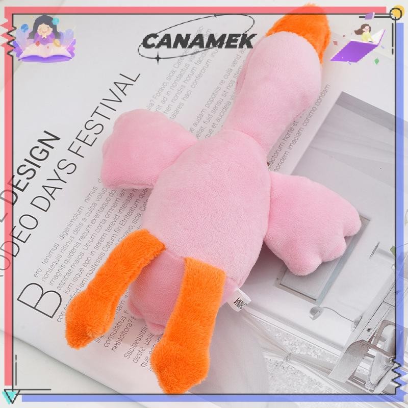 CANAMEK Vịt Sang Trọng Búp Bê Lông Tơ Móc Khóa Động Vật Dễ Thương Thiên Nga Ngỗng Mềm Búp Bê Nhồi Bông Schoolbag Mặt Dây Chuyền Trẻ Em Bé Gái Quà Tặng Sinh Nhật CSF
