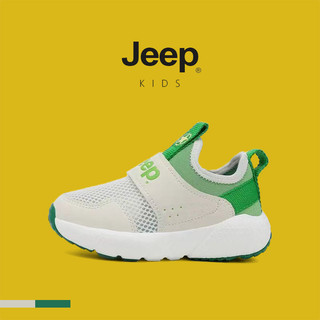 JEEP Giày chạy bộ thể thao trẻ em lưới nhẹ thoáng khí, phù hợp mùa xuân hè 2025, phong cách mới.