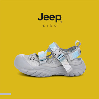 JEEP Giày Trẻ Em Giày Trẻ Em Bé Trai Baotou Dép Mùa Hè 2025 Phong Cách Mới Chống Trơn Trượt Đế Mềm Lưới Rỗng Giày Đi Biển Ngoài Trời Thể Thao