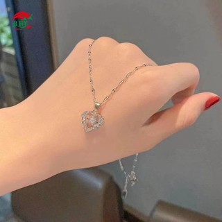 Vòng cổ thép titan hình trái tim - Dây chuyền xương đòn sang trọng và thanh lịch
