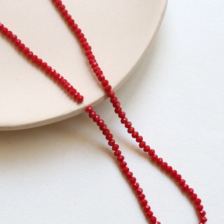3mm Pha Lê Mặt Bánh Xe Hạt Tinh Tế Nguyên Hạt diy Handmade Trang Sức Vòng Cổ Vòng Tay Bán Thành Phần Phụ Kiện