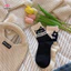 Hwetr Hoạt Hình Màu Sắc Dễ Thương Phù Hợp Với Tất Cotton Polyester Giữa Ống Tất Thoáng Khí Mồ Hôi Thấm Hút Thể Thao Tất Ngọt Ngào Học Sinh Mới