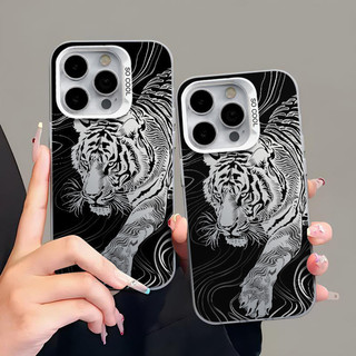 Ốp bảo vệ Apple Niche Art Fierce Thích hợp cho iPhone 15 13 Pro Max 11promax 12 14 Pro Max Vỏ silicon XS Max 8 Plus XR 11 Pro 12 14 Plus Chống sốc BLL chống bụi