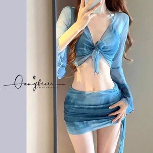 Set bộ đồ bơi bikini áo tắm 4 chi tiết có kèm đệm ngực hàng QCCC xu hướng Hàn Quốc MT33 BKN02