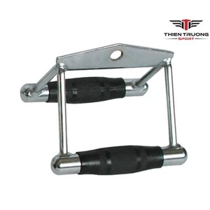Tay kéo xô đôi TT02, dụng cụ tập gym dạng chữ V, địa chỉ bán phụ kiện phòng gym giá rẻ