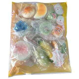 DE Phổ Biến Co Giãn Đạo Cụ Mềm Mại Squeezable PU Bun Đồ Chơi Trẻ Em Giảm Căng Thẳng Đồ Chơi