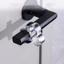 JUIC 1 / 4 / 8 CÁI Tay cầm Nút chặn cửa, Tấm đệm đệm tay cầm không đục lỗ PVC, Hình chữ O trong suốt 1 / 4 / 8 CÁI Tấm bảo vệ chống va chạm Phòng ngủ