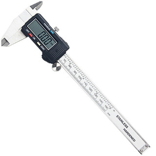 Thước Kẹp Điện Tử 150mm Có Số Tự Động Kèm Pin Và Hộp Dùng Đo Trang Sức, Linh Kiện