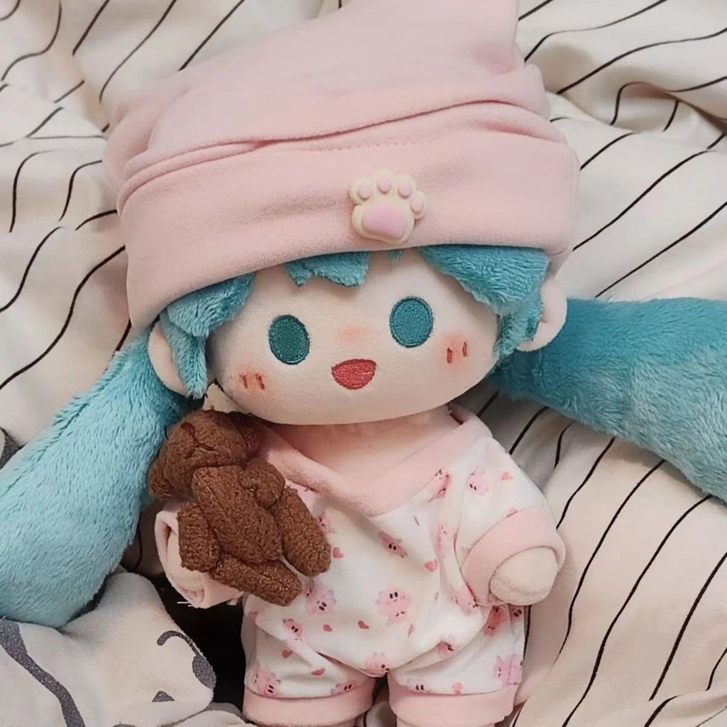 20cm Cotton Doll 20cm Quần Áo Bé Dễ Thương Series Bộ Đồ Ngủ Thuộc Tính Bình Thường Phù Hợp Với Béo Cơ Thể Quần Áo