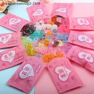 [dreamdreaming] 5 Đồ chơi vịt nhỏ bằng nhựa phát sáng dễ thương Hình búp bê bất ngờ Trang trí nội thất Túi mù kẹo giả cho trẻ em Quà tặng [zkm]