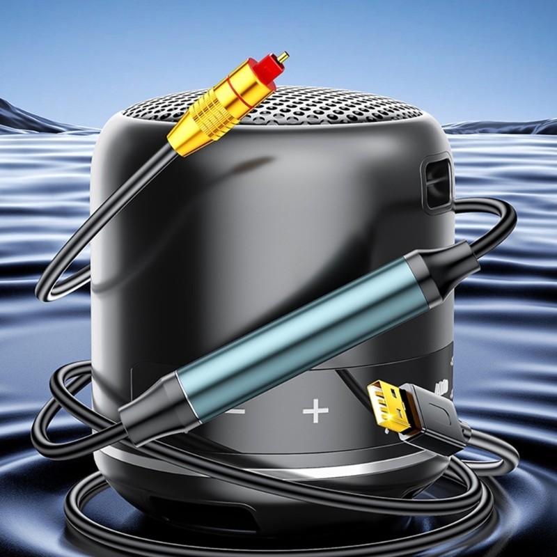 Bộ chuyển đổi âm thanh USB sang quang học Bộ chuyển đổi kỹ thuật số USB sang SPDIF Cổng kết nối cổng SPDIF