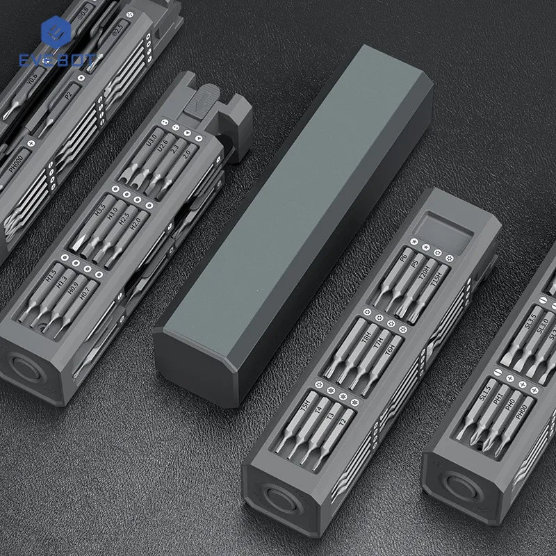 Ảnh Bộ tuốc nơ vít từ tính mô-men xoắn cao đa chức năng EVEBOT 44In1 / 25in1, Bộ tuốc nơ vít chính xác, Bộ công cụ sửa chữa cho máy tính xách tay, máy tính, điện thoại, Macbook, kính, đồng hồ, kính râm 4