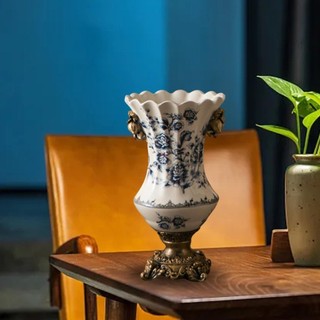 LOVIVER Bình hoa Trung tâm bàn cổ điển cho bữa tiệc phòng khách lối vào