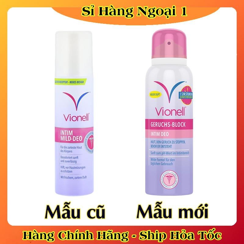 Xịt khử mùi và kháng khuẩn vùng bikini Vionell Đức - Date mới đủ bill