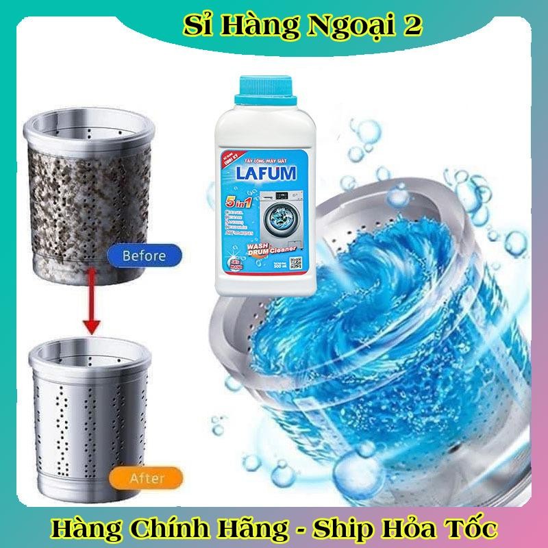 Dung Dịch Vệ Sinh Tẩy Lồng Máy Giặt LAFUM Làm Sạch Cặn Bẩn Lồng Giặt 500ml
