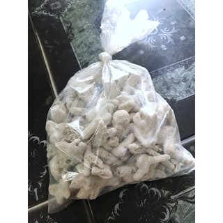Đá san hô vụng vật liệu lọc cho bể cá cảnh túi 800gram