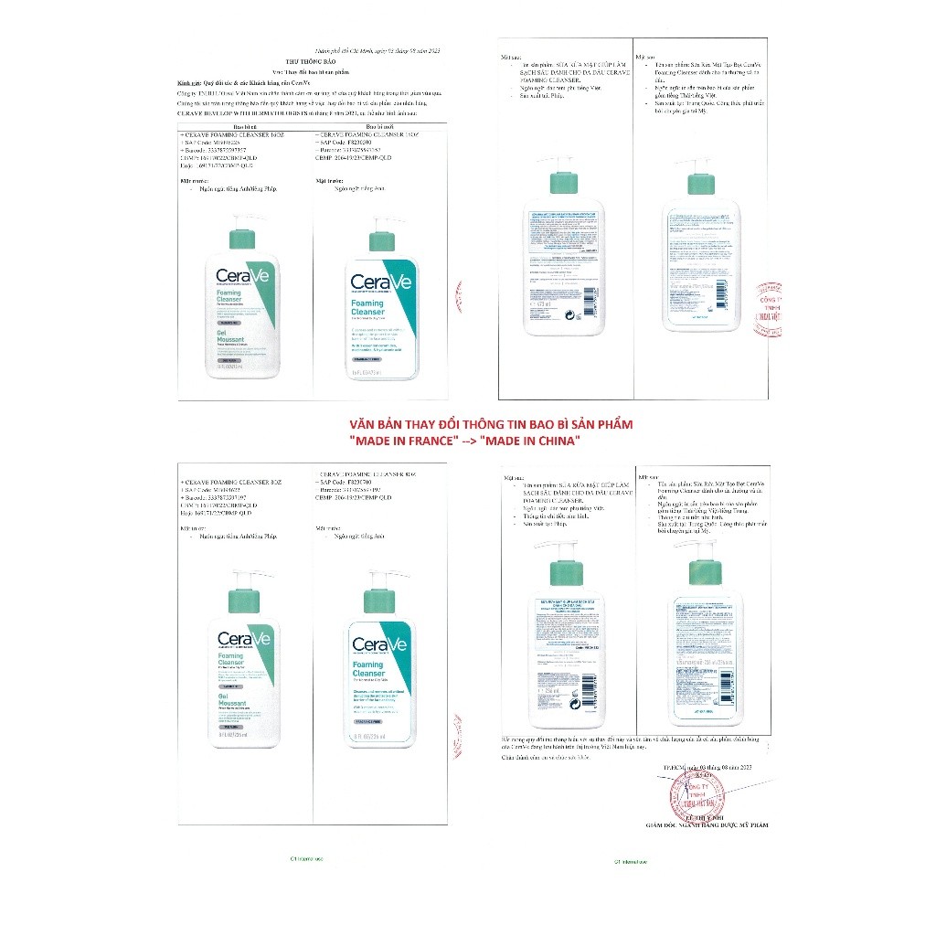 Ảnh COMBO 5 Sữa Rửa Mặt CERAVE giúp làm sạch sâu dành cho DA DẦU Foaming Facial Cleans 30ml x5 2