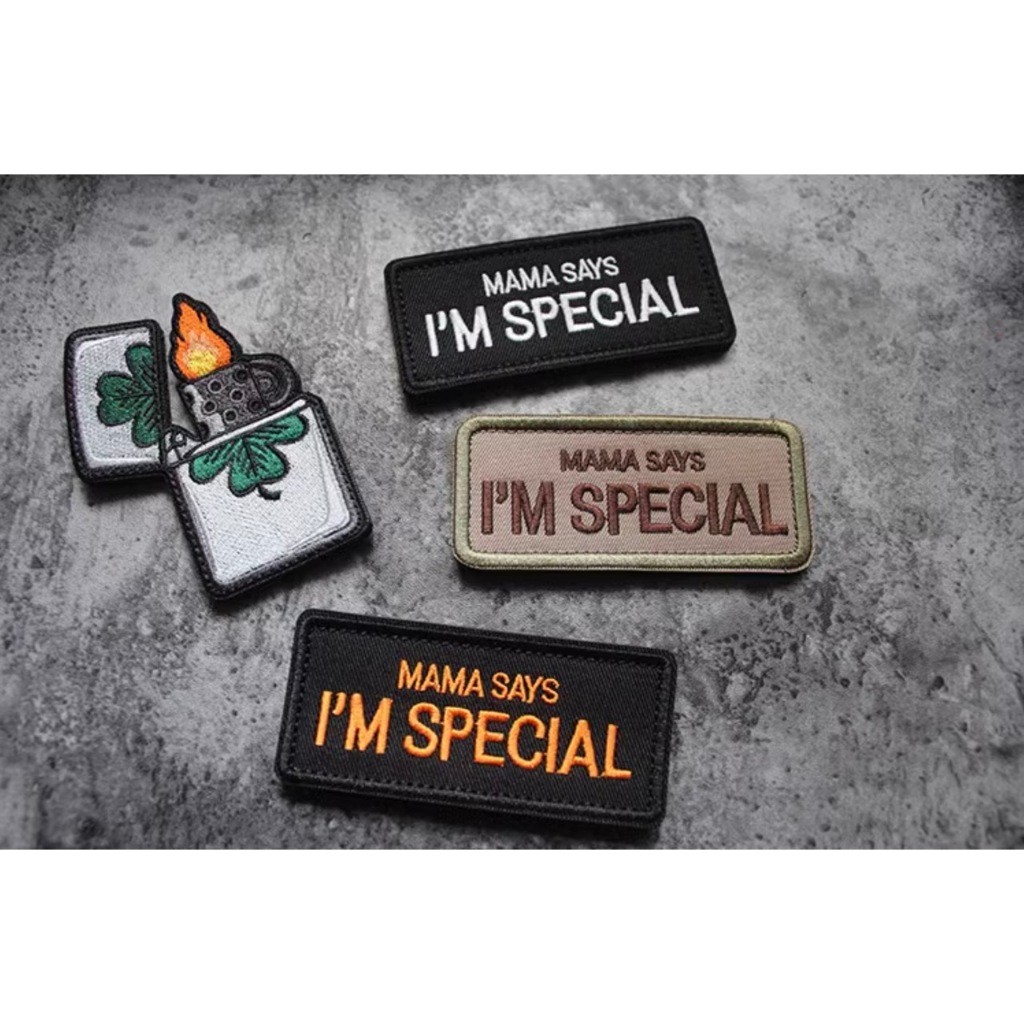 Patch_velcro I'M SPECIAL dán quần áo_ba lô _retro