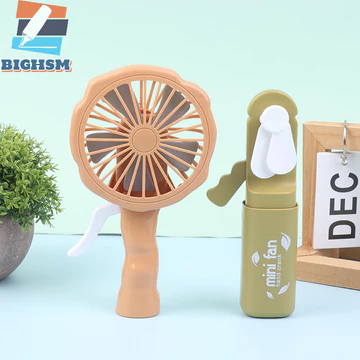 Quạt cầm tay cầm tay BIGHSM Quạt áp lực cầm tay Quạt cầm tay Mini không có hộ gia đình Quạt giữ mát dễ thương.