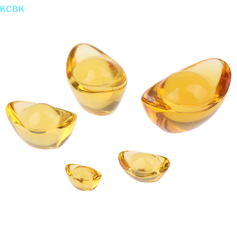 [Kc] 5 Cái Yuanbao Phong Thủy Yuan Bao Thỏi Trang Trí Phước Lành Nhà May Mắn [BK]