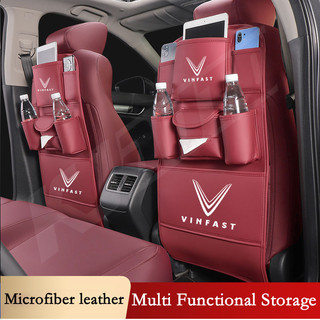 Vinfast Ghế Sau Túi Bảo Quản Xe Ô Tô Thảm Chống Đá Dung Tích Lớn Ghế Sau Xe Sắp Xếp Hộp Đựng Khăn Giấy Tự Động Cho Vinfast Lux A Fadil President SA VF E34 Phụ Kiện