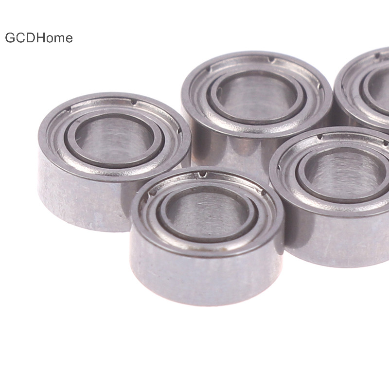 Gcdhome 5 Chiếc MR63zz Vòng Bi 3x6x2.5MM ABEC 7 Chất Lượng Cao MR63 ZZ Vòng Bi Thép Thu Nhỏ Cho Câu Cá HOT