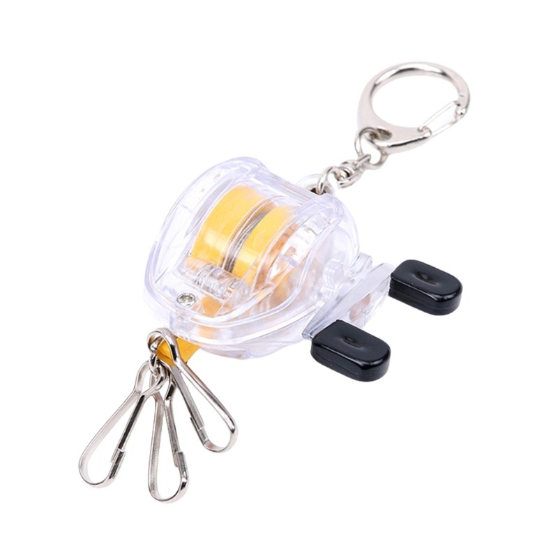 Móc khóa Mon Fishing Reel có dây co giãn, phù hợp cho kính thiên văn và nhiều mục đích khác