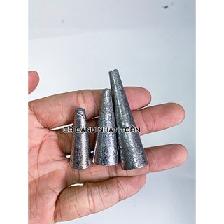 Chì Xuyên Tâm chì chạy câu cá đủ các size 30g, 50g, 70g, 100gram, 120 gram, 150gram