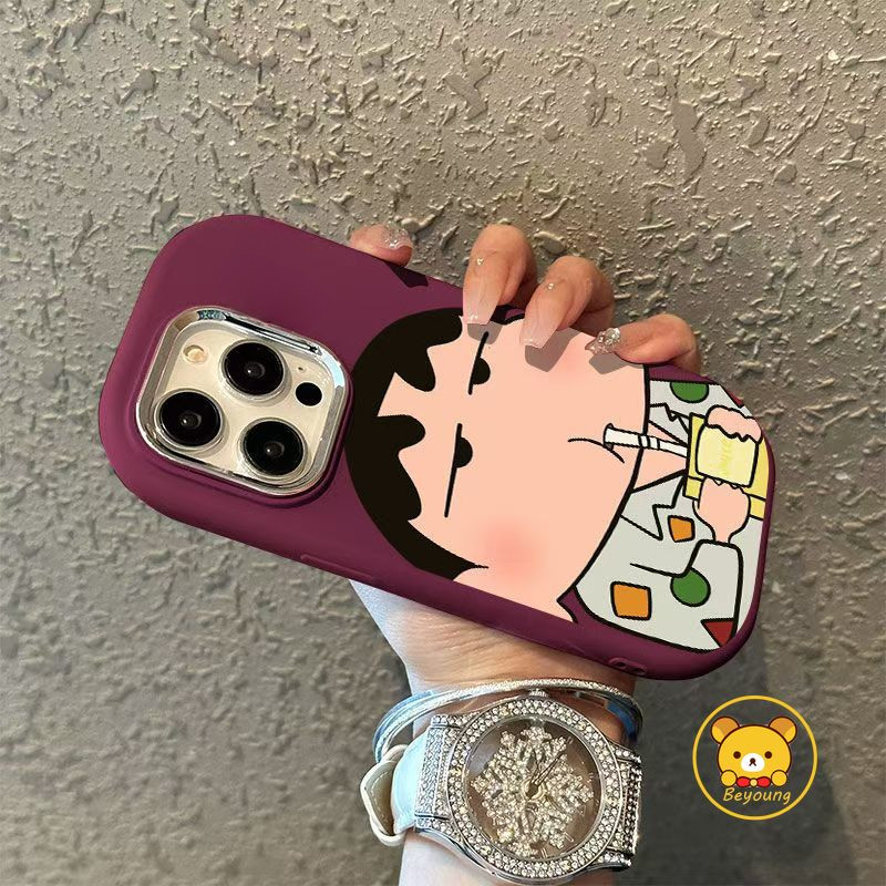 Ốp điện thoại Màu Hoạt Hình Crayon Shin-chan Cho OPPO Reno 8T A1 A2 Pro A78 A58 A97 A12E A3S F11 A9 A5 A31 A53 A33 A32 2020 A53S 4G A56 A55 A57 A77 5G Vỏ Mềm Chống Rơi