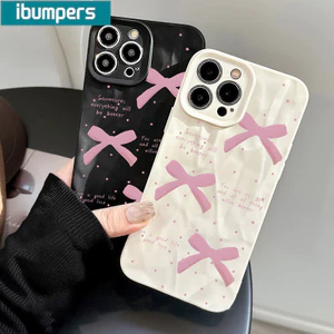 ibumpers Ốp Lưng iPhone Xinh Coquette Nơ Ốp Điện Thoại Dày Dặn Silicon Mềm Chống Sốc Chống Bẩn Cho Iphone 15 14 12 13 11 Pro Max IP 7 8 Plus Iphon X XS XR