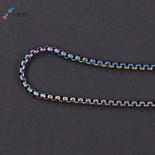 Yowei Dây xích kim loại chống mất bút di động, vòng cổ có vòng ruble, dây sling xương rắn