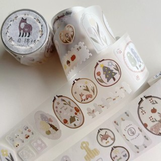 Sticker chiết Yier chất liệu PET phong cách vintage