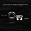 8 Chiếc Thép R188 KK Vòng Bi Tốc Độ Phản Ứng Cao Thép Carbon Vòng Bi R188 U Rãnh Phụ Kiện Thay Thế Cho Yoyos Model