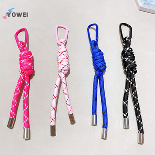 Yowei Nylon Handmade Dây Móc Khóa Y2K Túi Thời Trang Mặt Dây Chuyền Trang Sức DIY Nhiều Màu Sắc Mặt Dây Chuyền Quà Tặng VN