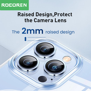 Ốp điện thoại từ tính trong suốt Rocoren Crystal cho 16 chiếc