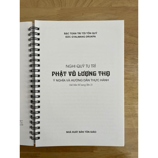Sách - Nghi Quỹ Tu Trì Phật Vô Lượng Thọ