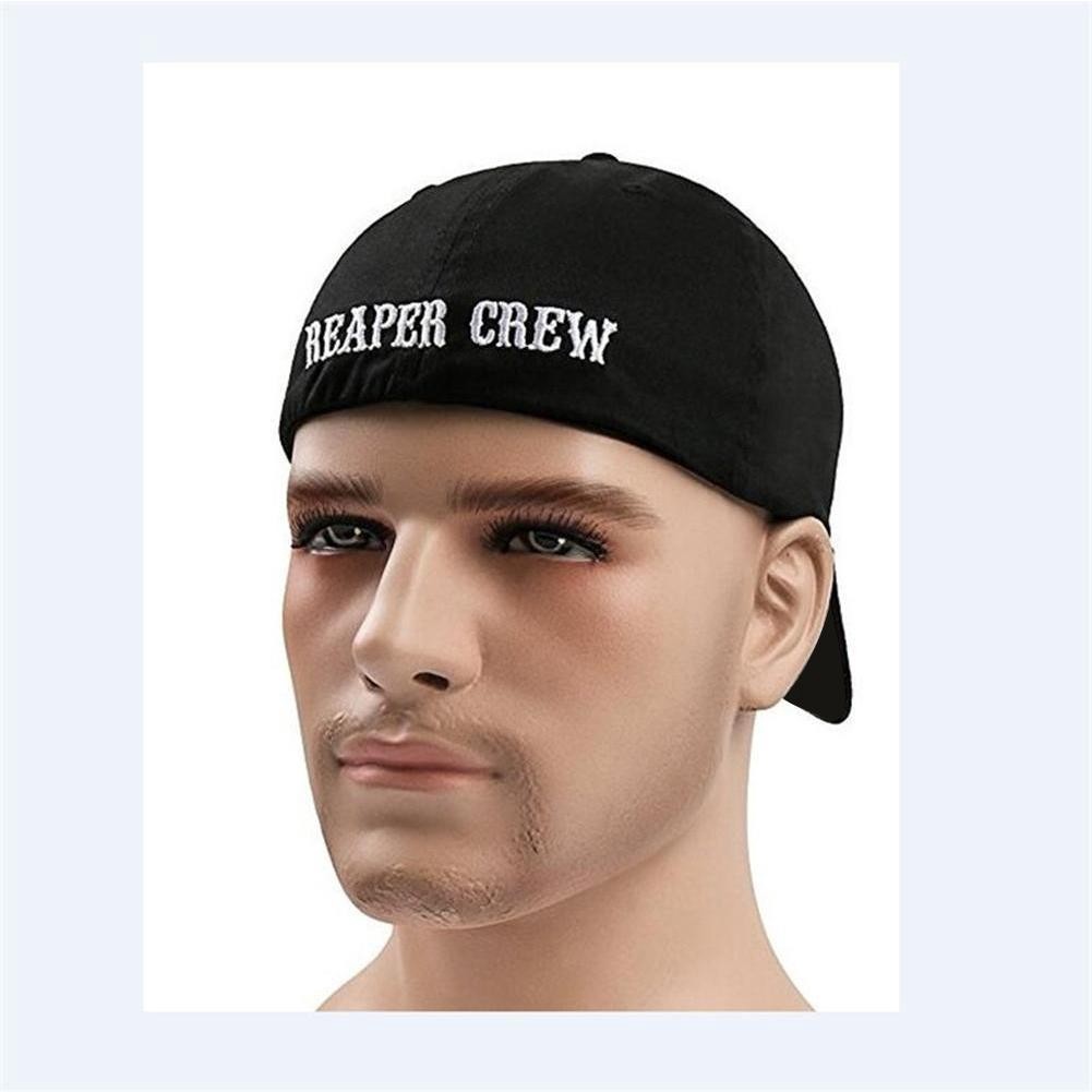 Learnever Mũ đậu nành Sons Of Anarchy Reaper Crew Trang bị Mũ bóng chày M7g8