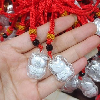 Dây Chuyền May Mắn Mạ Vàng Mặt Hình Rồng 2025. Sợi Chỉ Đỏ Vật Phẩm Phong Thủy May Mắn Cho Gia Đình