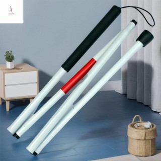 Que đi bộ mù CROSS, Gậy gấp chiều cao có thể điều chỉnh phản quang, Hỗ trợ di động Tay cầm bền bỉ Hợp kim nhôm Đi bộ đường dài cực cao tuổi