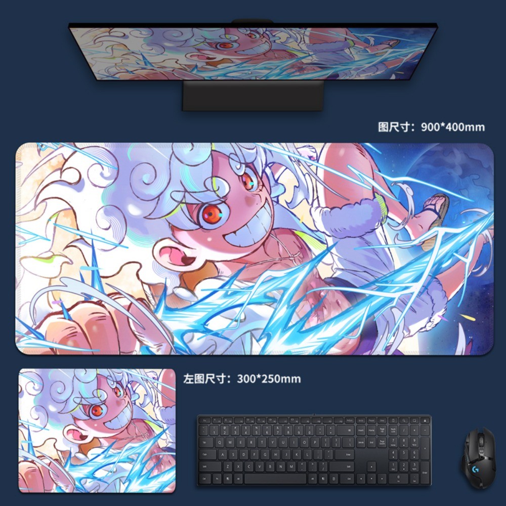 Miếng Lót Chuột One Piece Anime Bàn Chơi Game Thảm Luffy Miếng Lót Bàn Phím Chơi Game Roronoa Zoro Portgas · D · Ace Văn Phòng Máy Tính Chống Trơn Trượt Mousepad