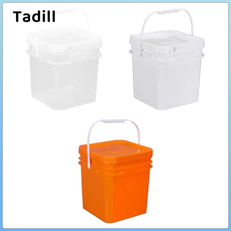 Hộp đựng thực phẩm thùng vuông 10L có tay cầm và mục đích cho đồ thủ công nghệ thuật Dự án Vệ sinh gia đình tại nhà
