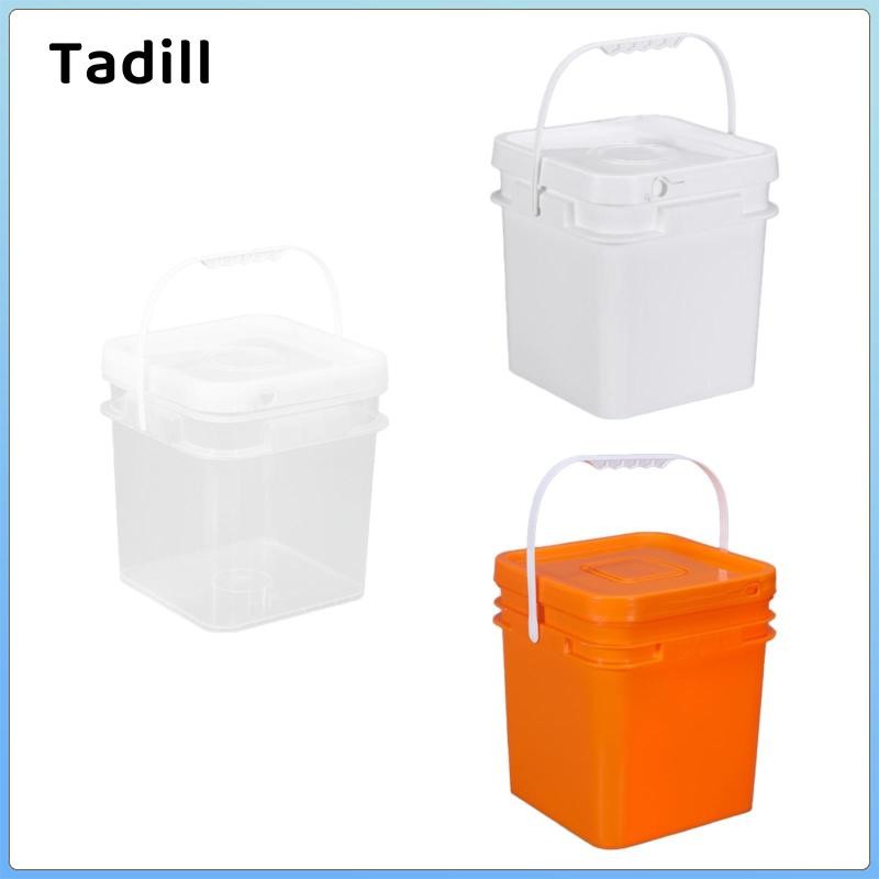 Hộp đựng thực phẩm thùng vuông 10L có tay cầm và mục đích cho đồ thủ công nghệ thuật Dự án Vệ sinh gia đình tại nhà