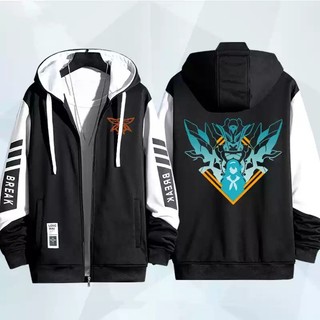 Áo khoác hoodie cardigan plus size phong cách Honkai Star Rail Firefly
