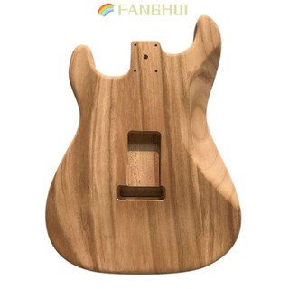 Bộ phận đàn Guitar điện FANGHUI, Thân thùng đàn Guitar được đánh bóng phong, Loại gỗ bền Dễ dàng lắp đặt Chất liệu xô đàn Guitar điện